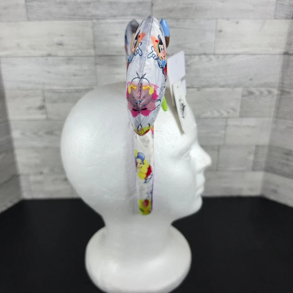 Disney Parks Artist Series Minnie Mouse Ear Headband Palette Paintbrush NWT
